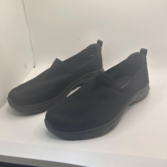 Skechers Black Slip-On Mesh Walking Shoes Go Walk 7 Ivy comfort 6.5 - Picture 3 of 7